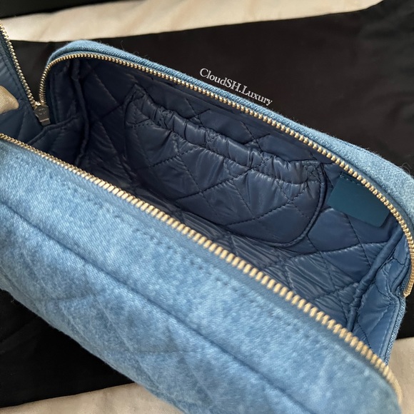 Auth Chanel 24C Denim Vanity Bag w/ gold hardware - BNIB - Picture 7 of 9